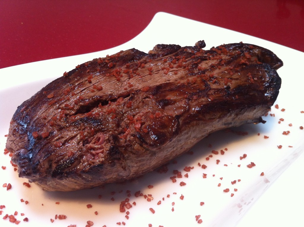 Solomillo de Buey de Trasacar con Sal Roja de Hawaii