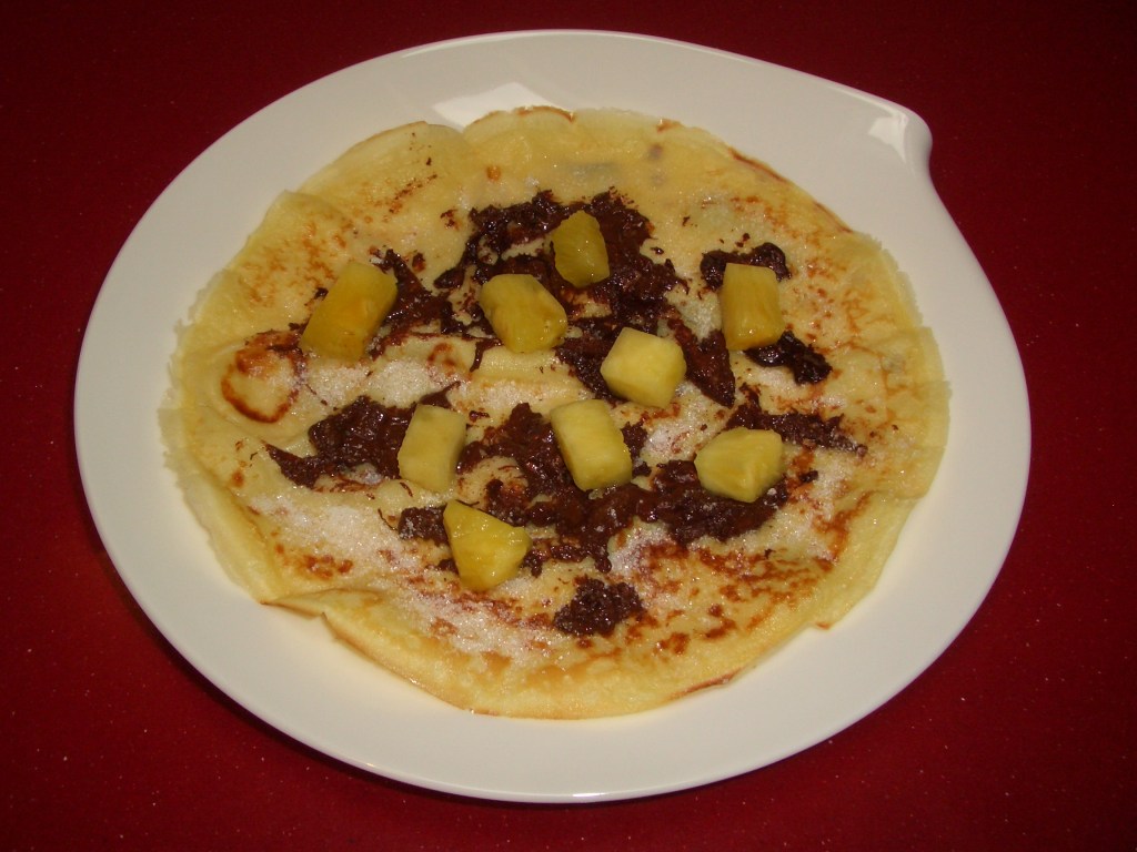 Rellenos de chocolate a la naranja y piña natural