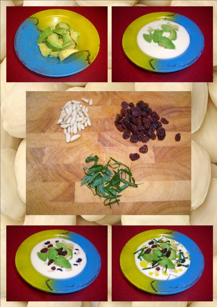 Aguacate con Ajoblanco