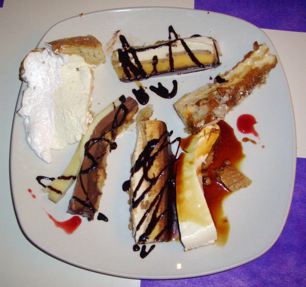 Surtido variado de postres