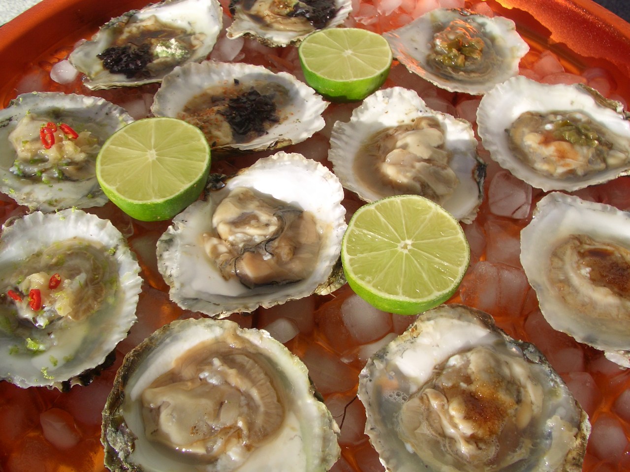 Ostras Variadas – Assorted Oysters