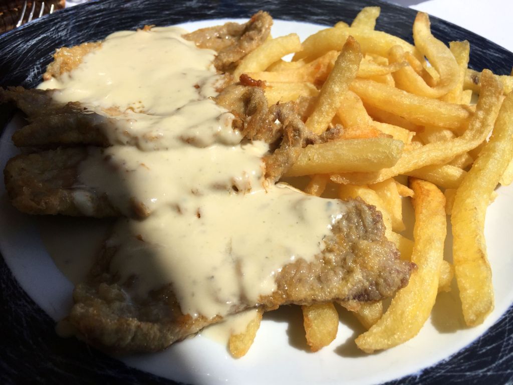 Escalopines al Cabrales