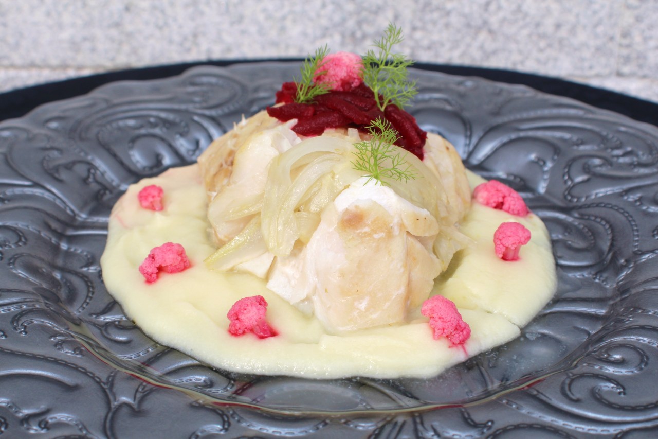 Skrei con Crema de Coliflor e Hinojo – Skrei Cod with Cauliflower and&nbsp;Fennel
