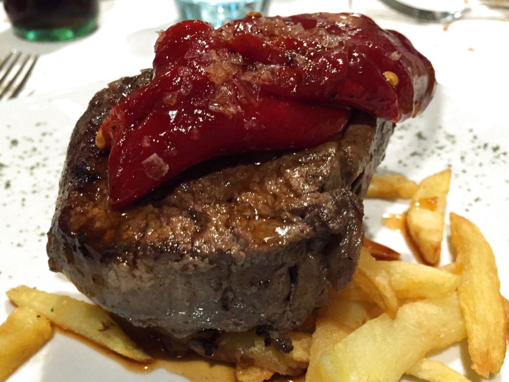 Solomillo de buey a la plancha