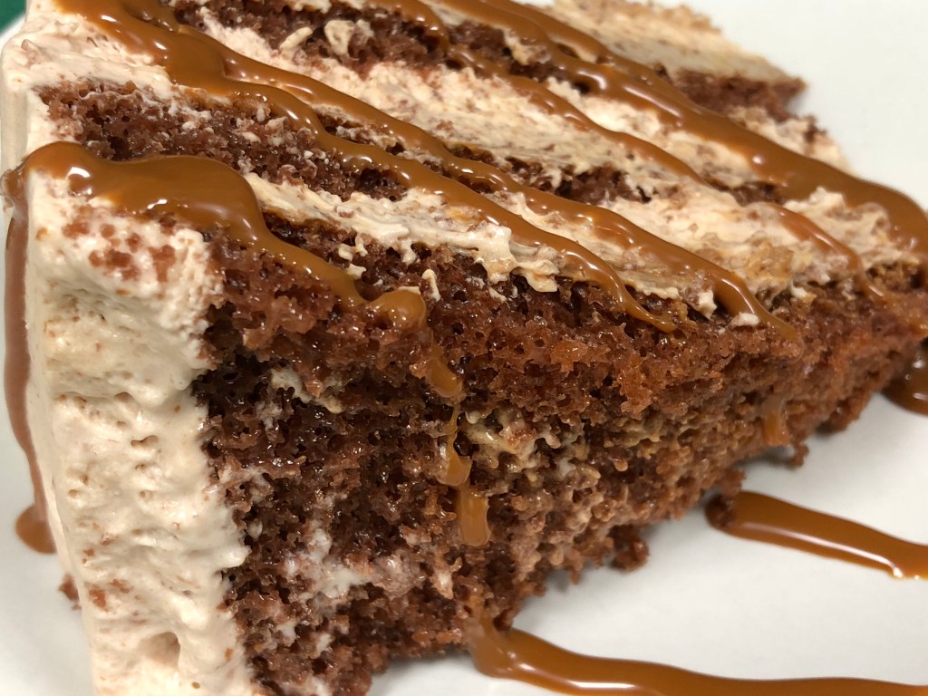 tarta de castañas y dulce de leche