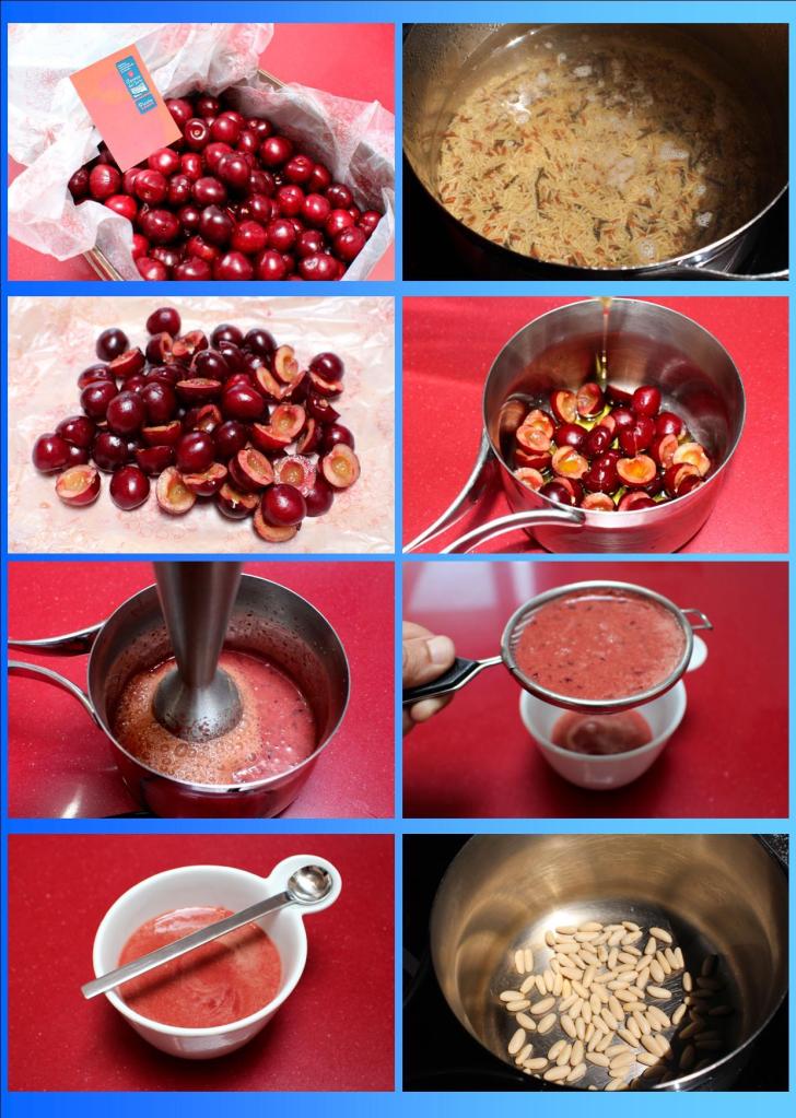 Ensalada Pato Cerezas