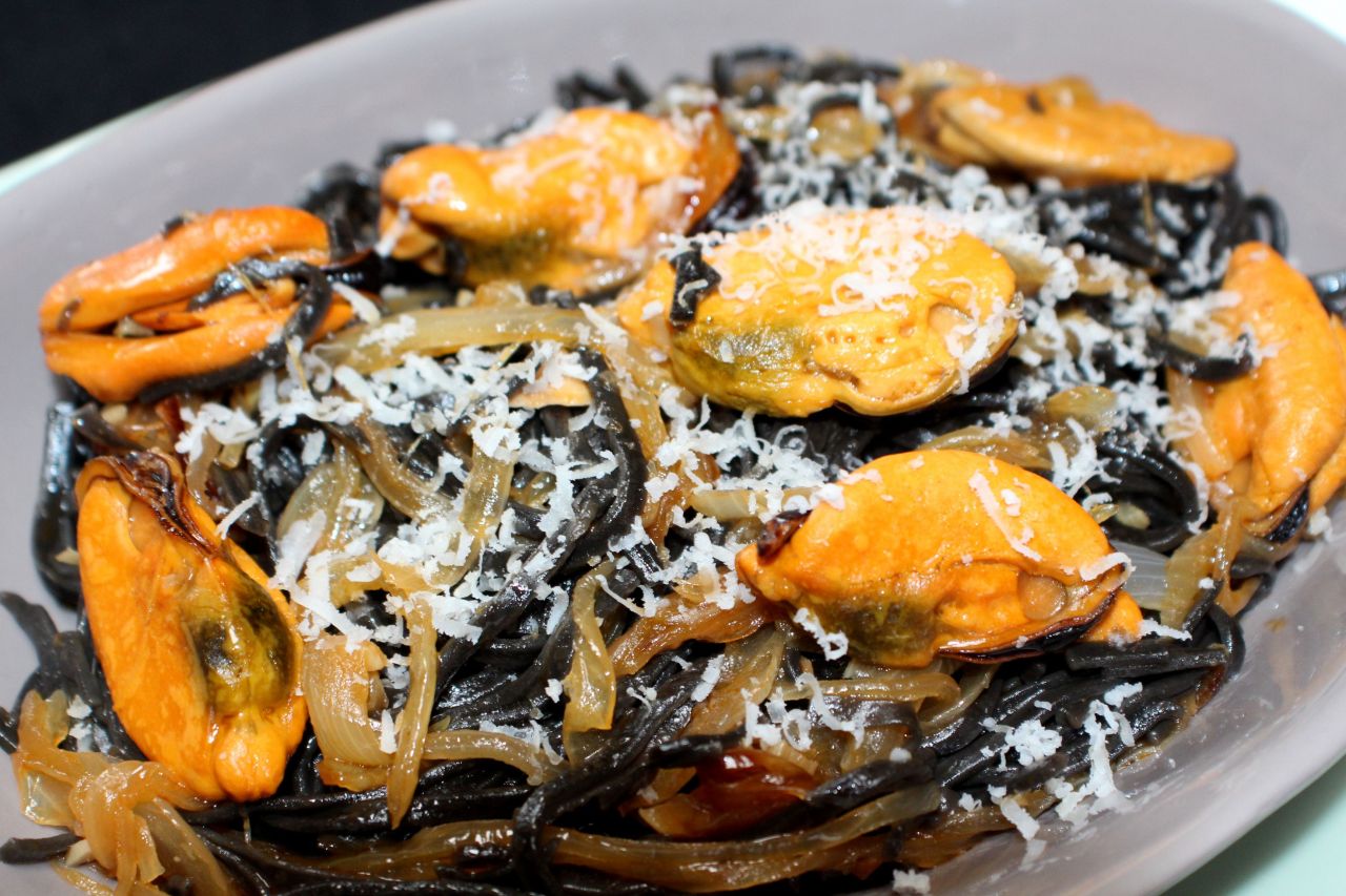 Pasta con Mejillones en&nbsp;Escabeche