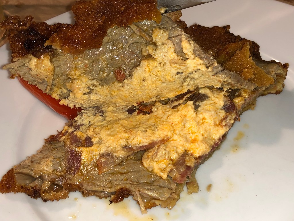 cachopo de chosco y queso Afuega'l Pitu roxu