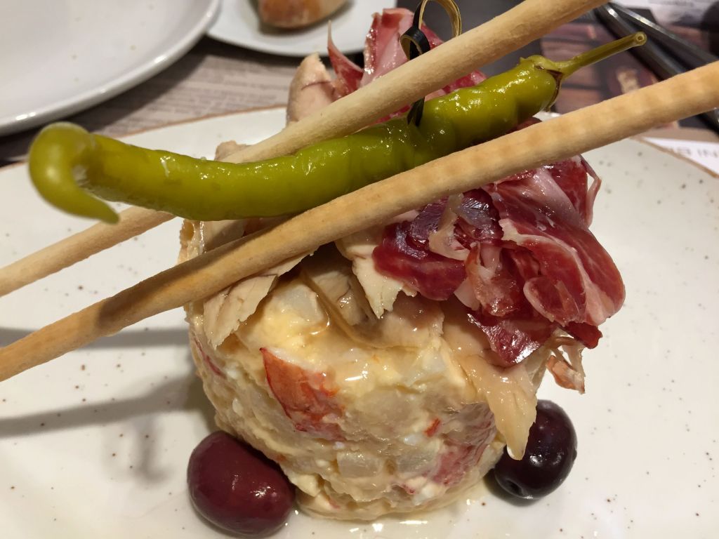 Ensaladilla de gamba blanca