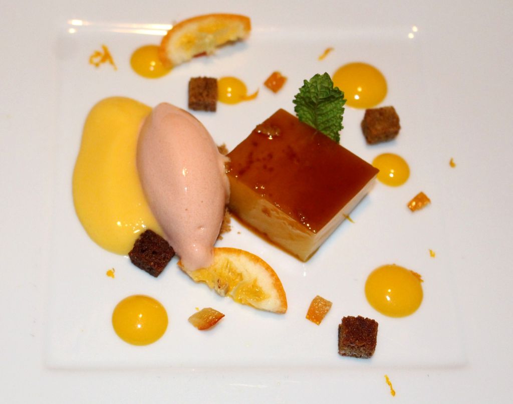 tocinillo, maracuyá, mango y naranja sanguina