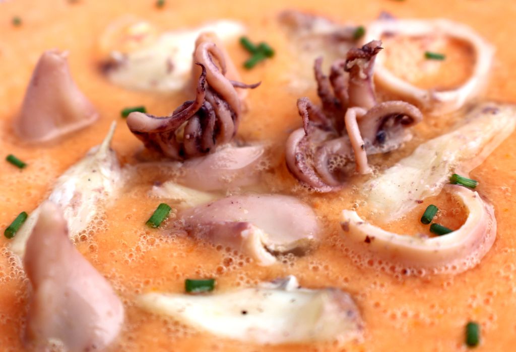 Gazpacho de sandia amarilla