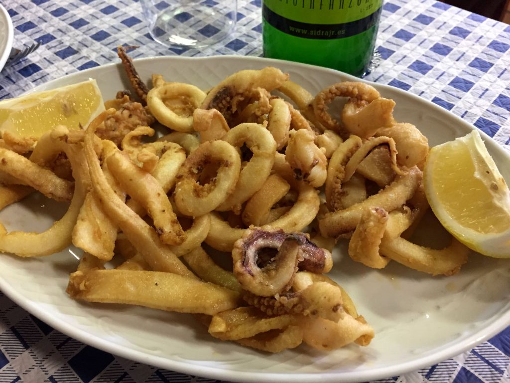 calamares de potera