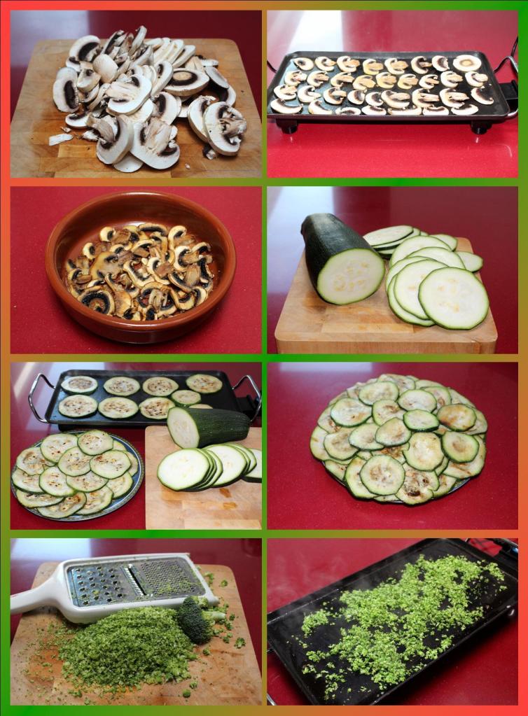 Lasaña de verduras y carne sin pasta