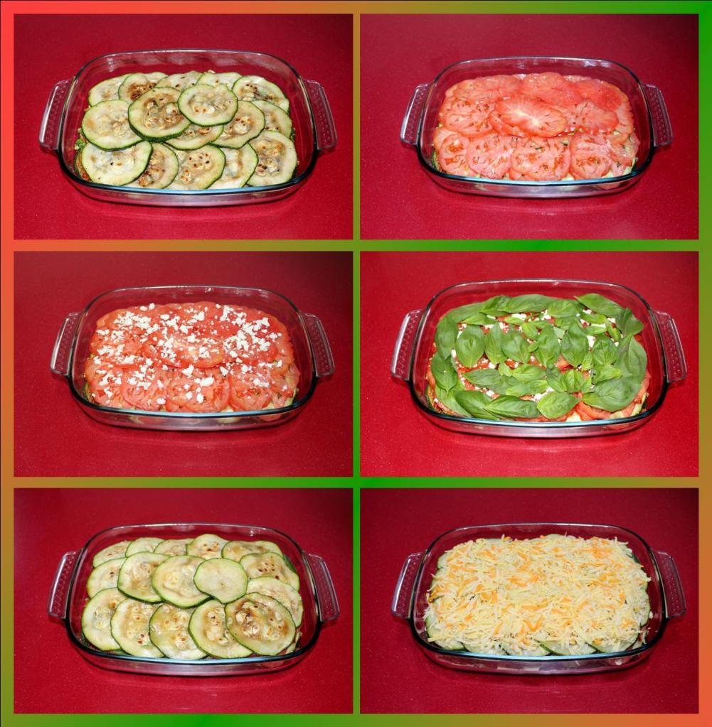 Lasaña de verduras y carne sin pasta