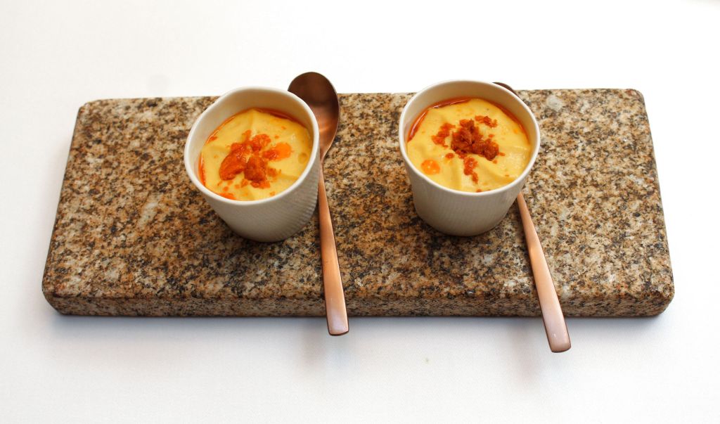 empanada liquida de maiz y berberechos