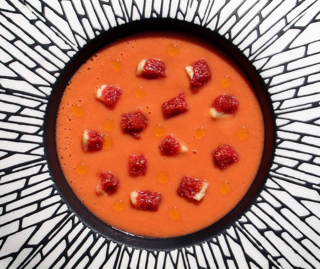 Gazpacho de higos