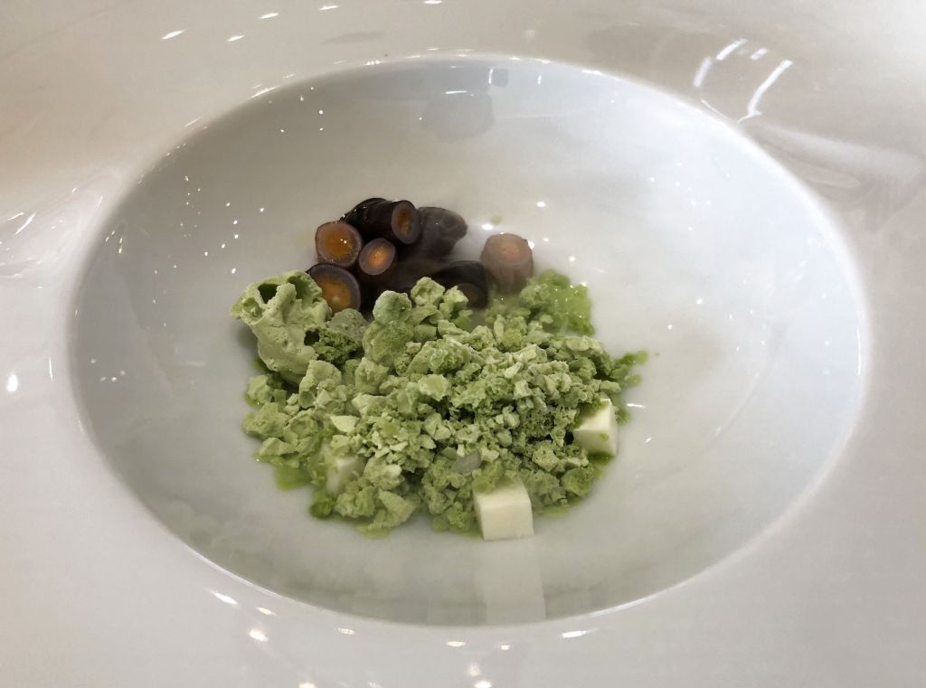 gazpachuelo yodico, percebes