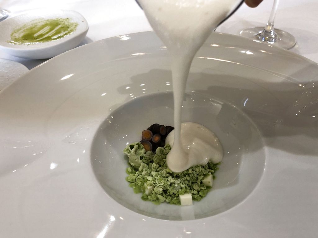 gazpachuelo yodico, percebes