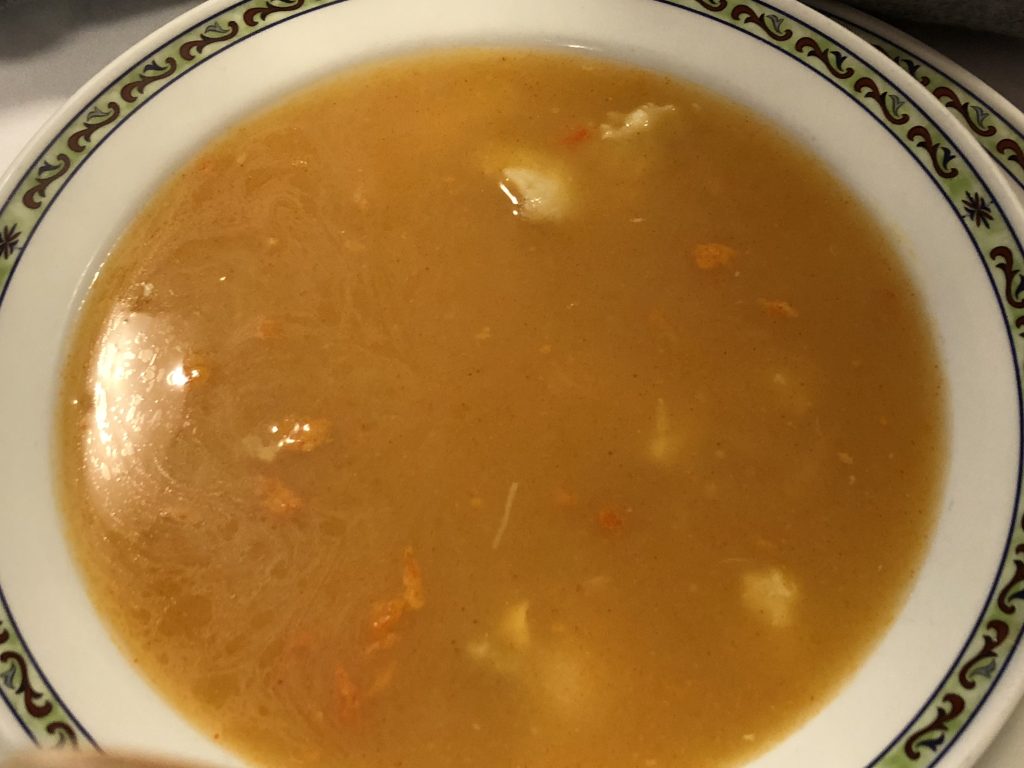 sopa de pescado y marisco
