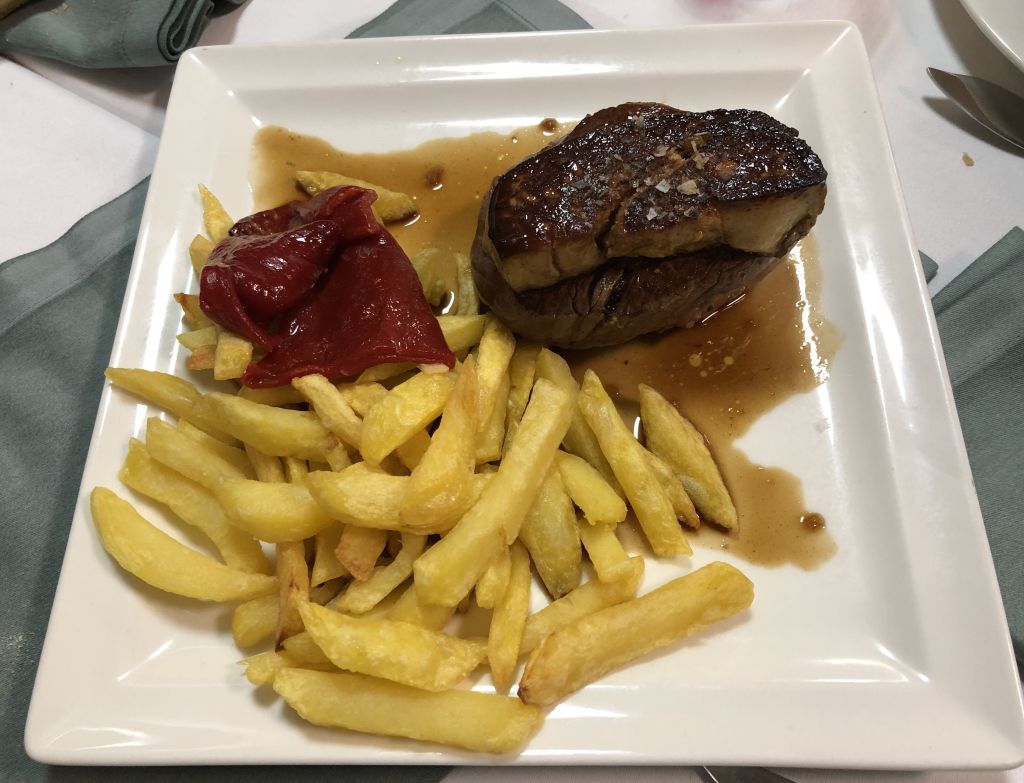 solomillo con foie