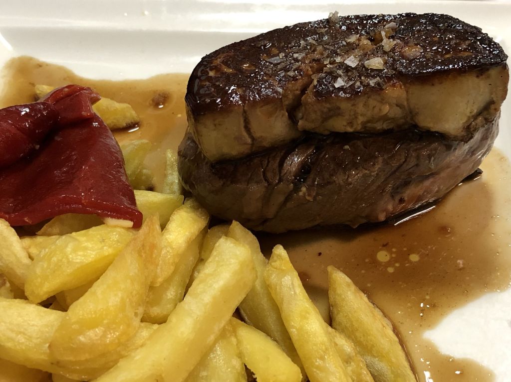 solomillo con foie