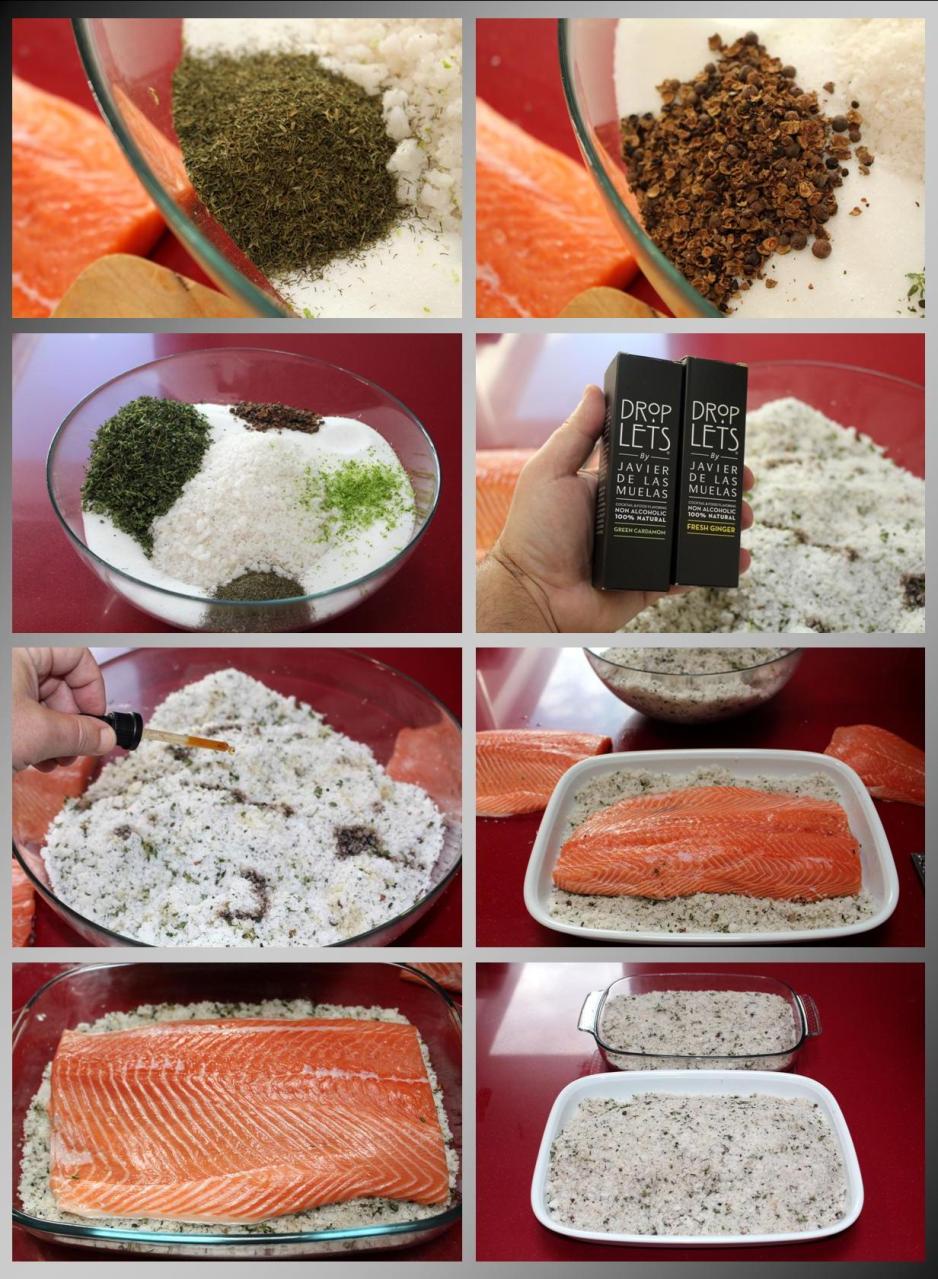 Salmón curado