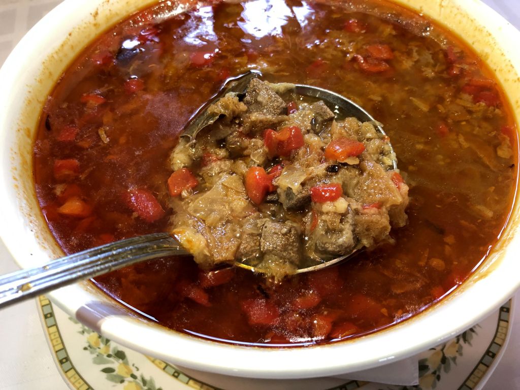 sopa de hígado