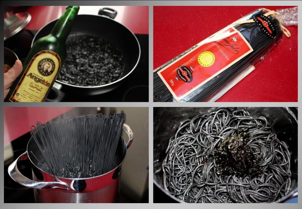 spaghetti nero di seppia