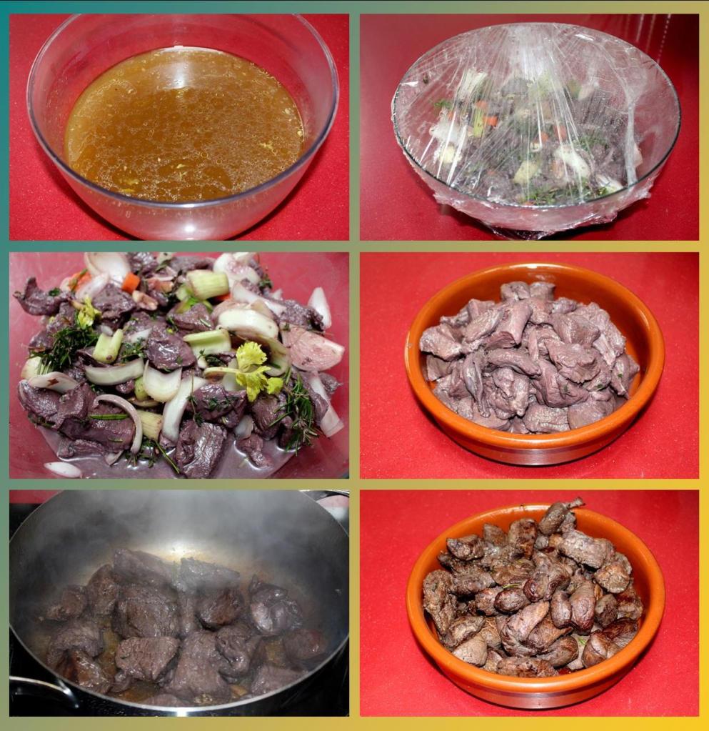 Jabalí con mole apiñonado