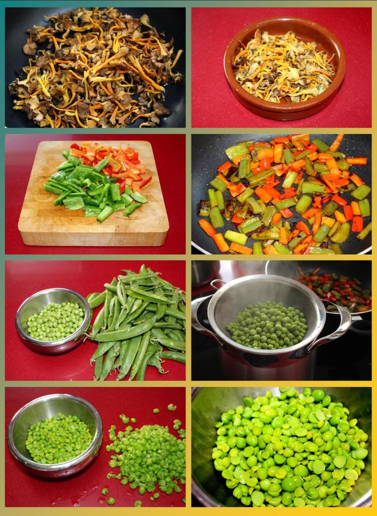 Jabalí con mole apiñonado