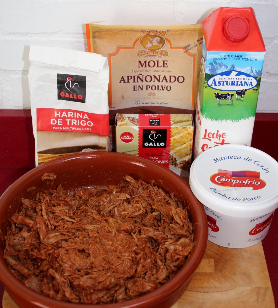 canelones de cochinita pibil