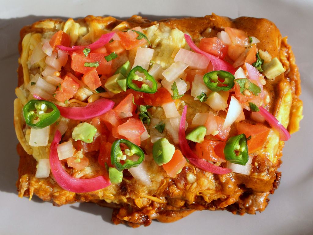 Canelones de Cochinita Pibil