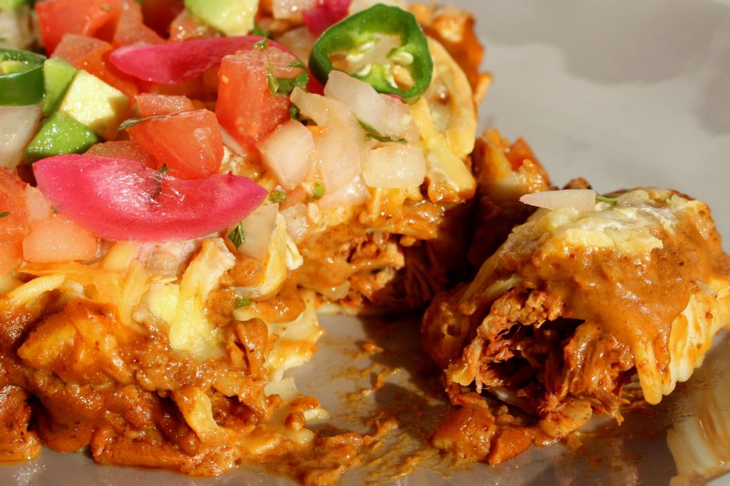 Canelones de Cochinita Pibil