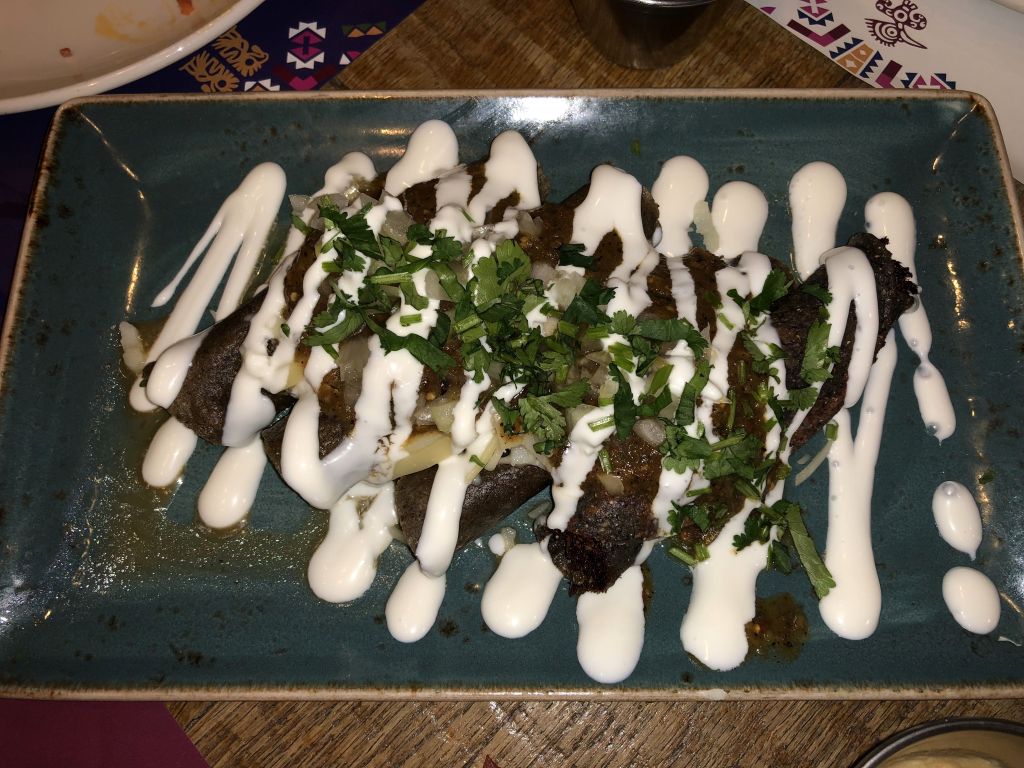 flautas de tinga de pollo