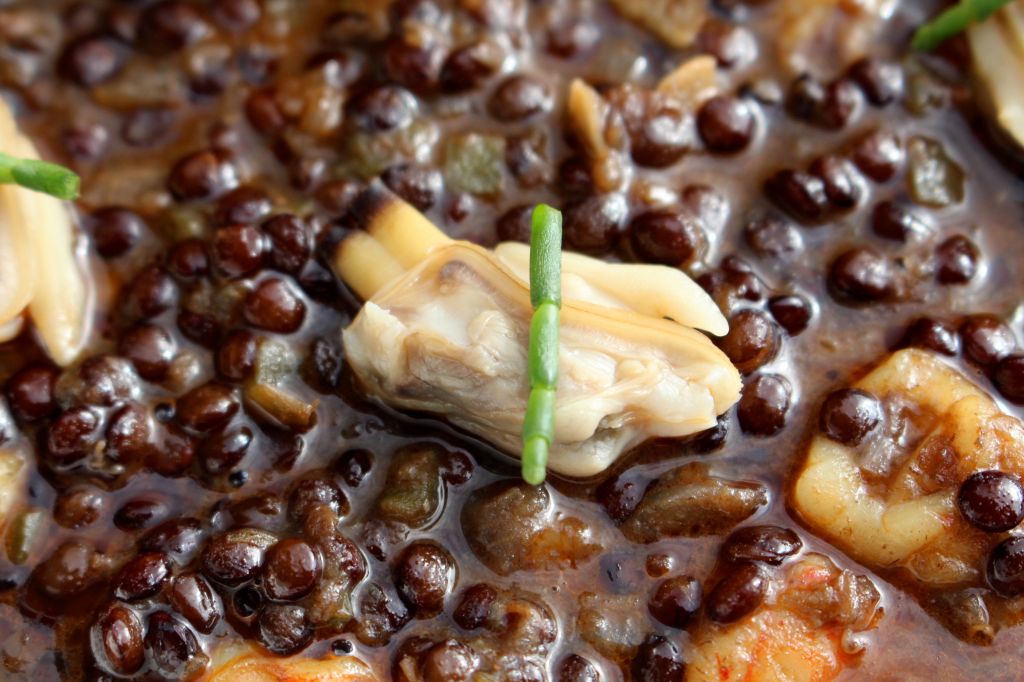 Lentejas Beluga con Marisco