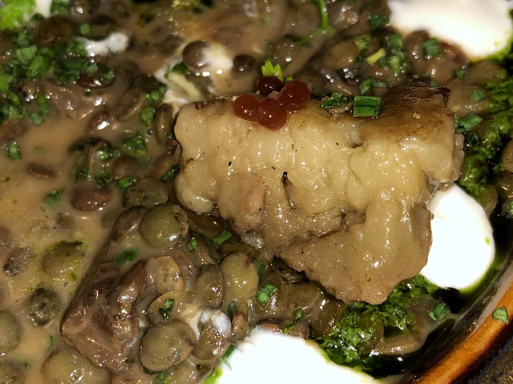 lentejas con curry y tuetano