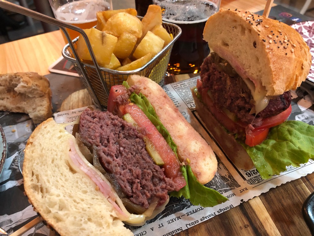 hamburguesa de canguro
