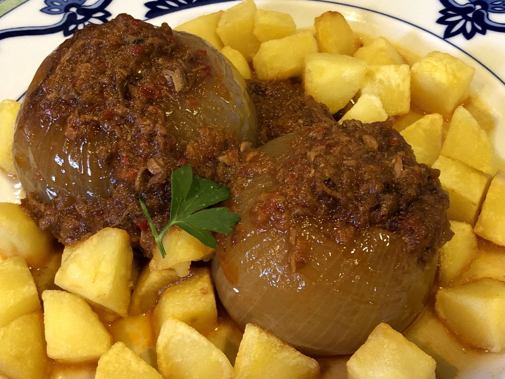 Cebollas rellenas