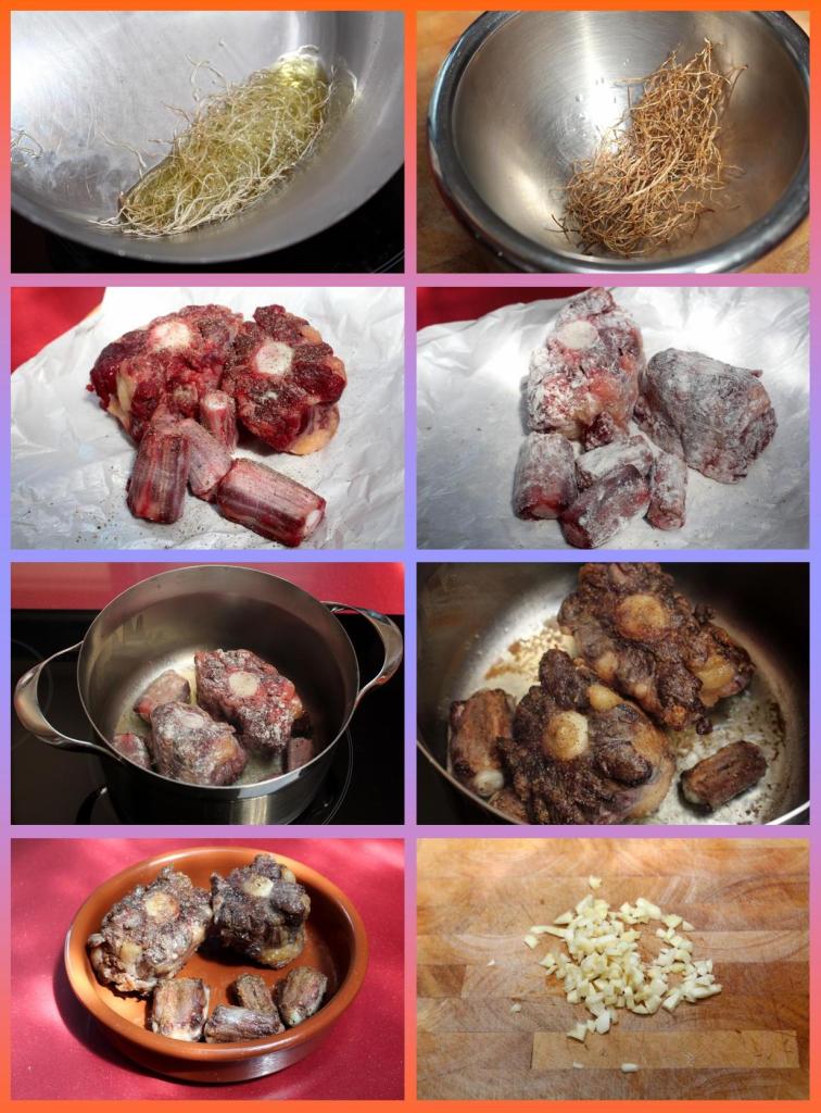 Canelones de rabo de toro