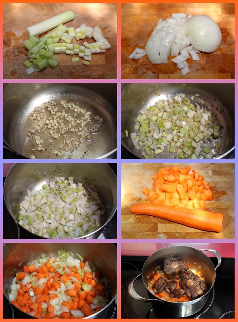 Canelones de rabo de toro