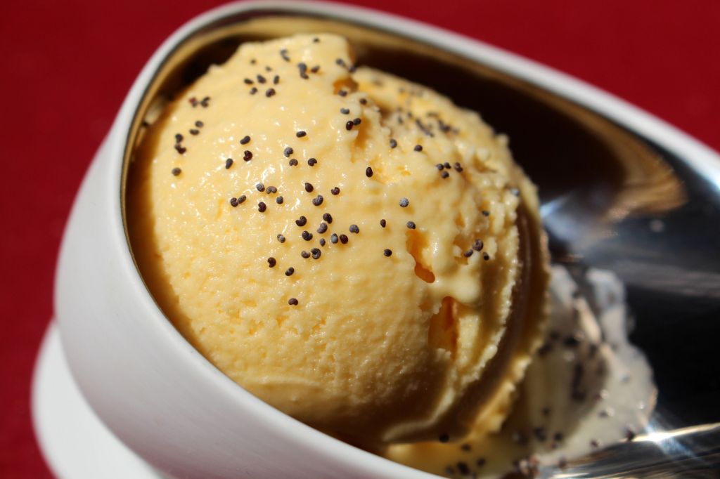 Helado de queso de cabra