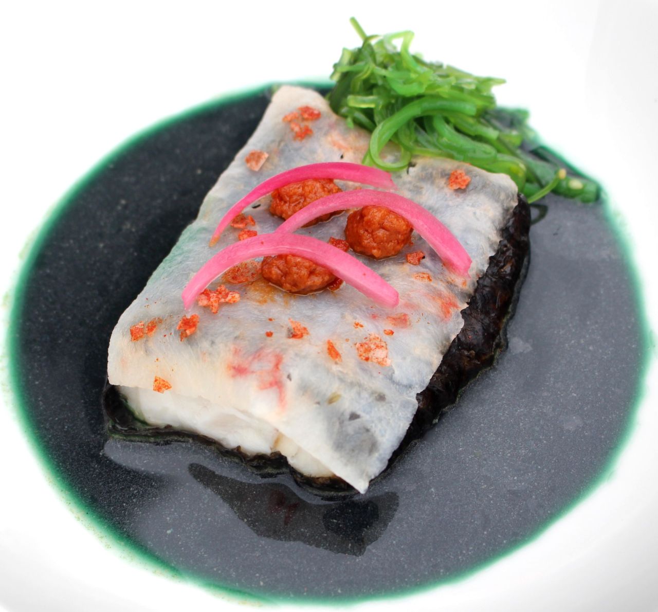 Merluza con Langostinos y&nbsp;Algas