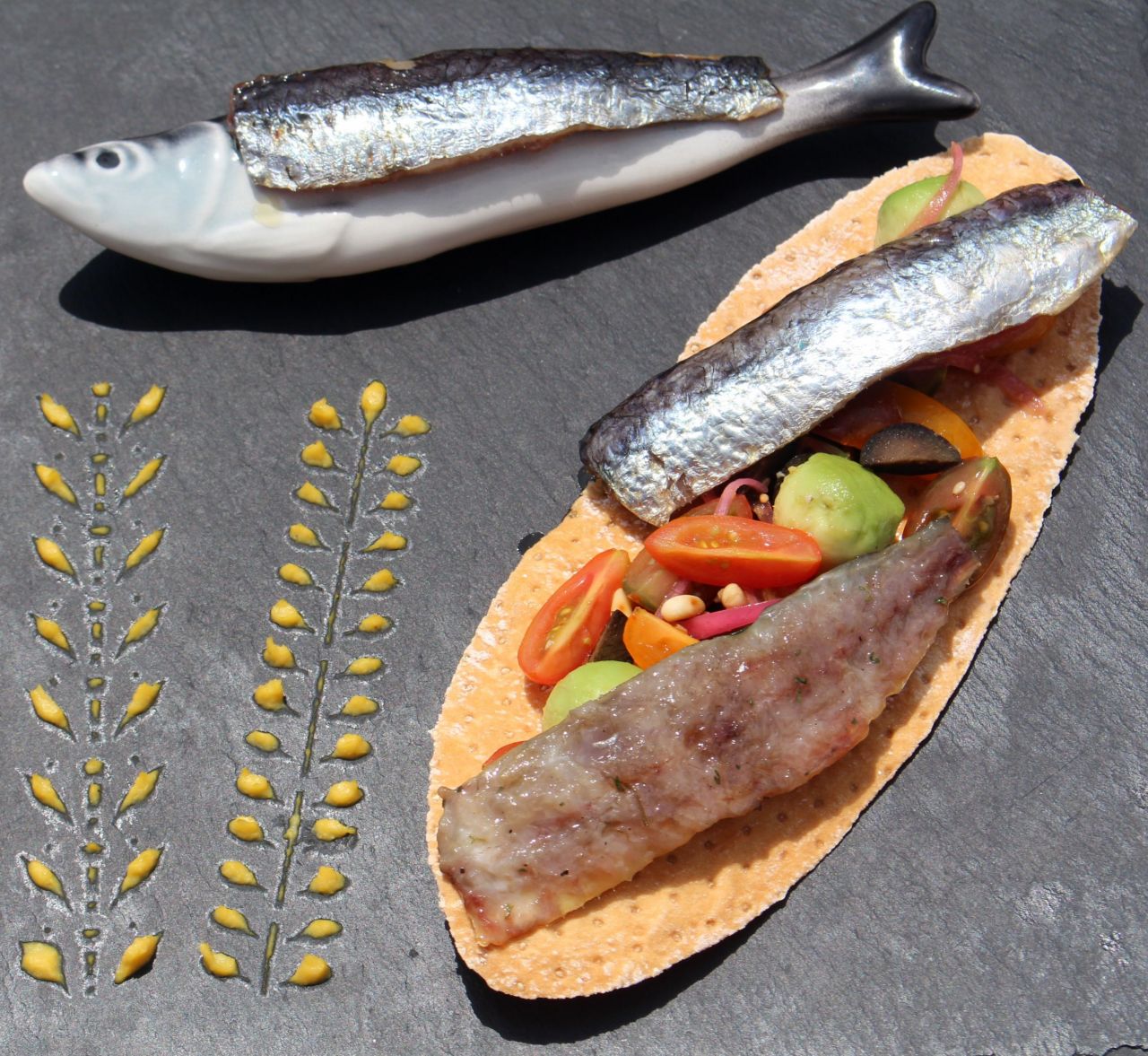 Tosta de sardinas