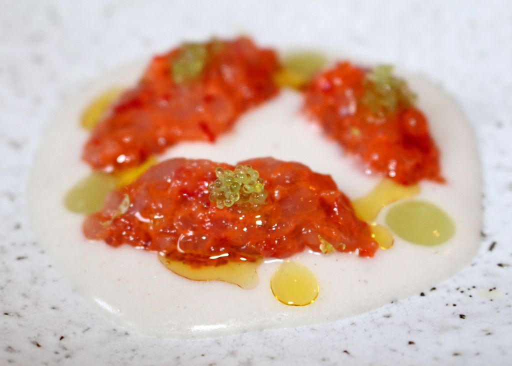 Escabeche de perdiz y carabineros