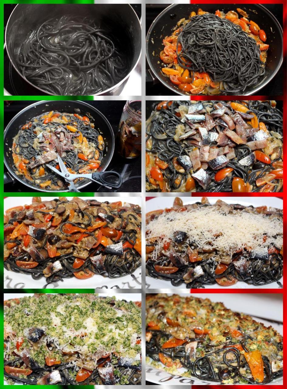 Pasta con le sarde (sardinas)