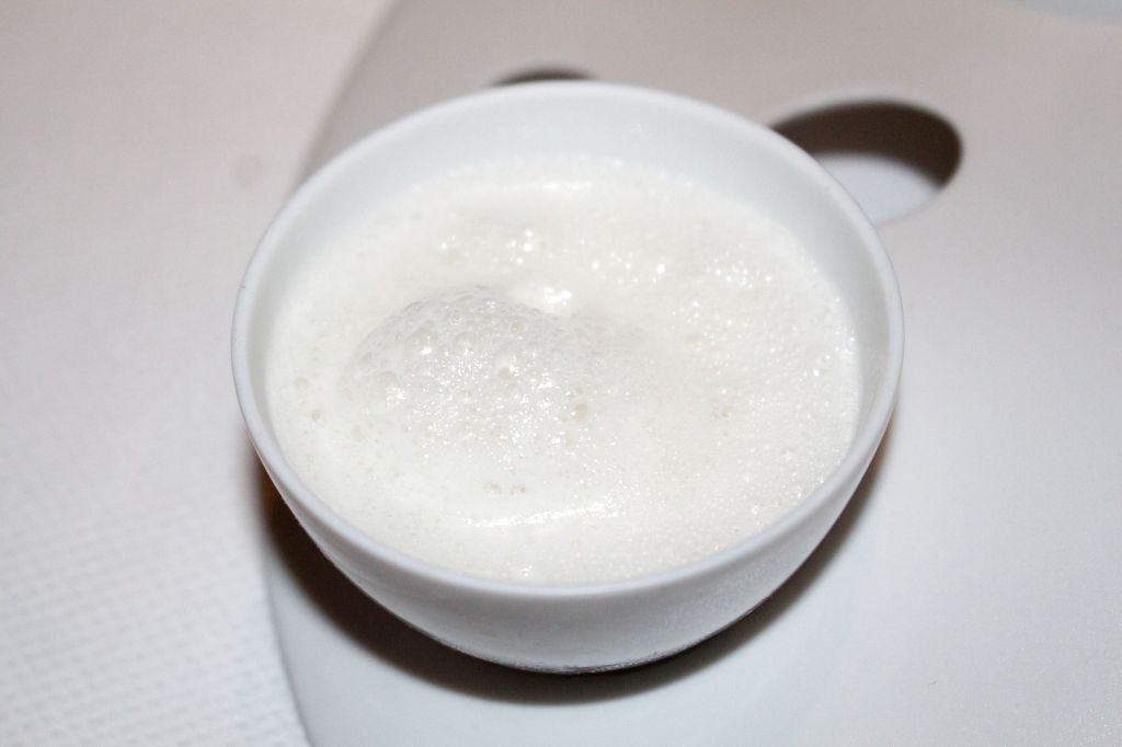 Yogur de foie con parmesano