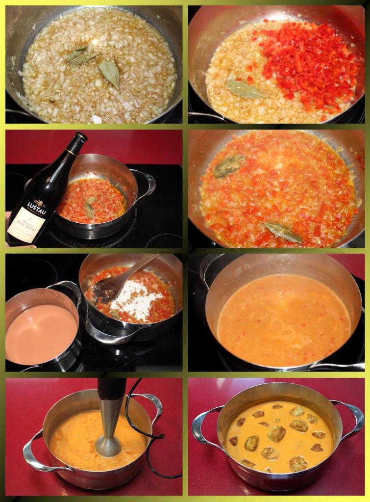 Albóndigas de cchipirón y langostinos