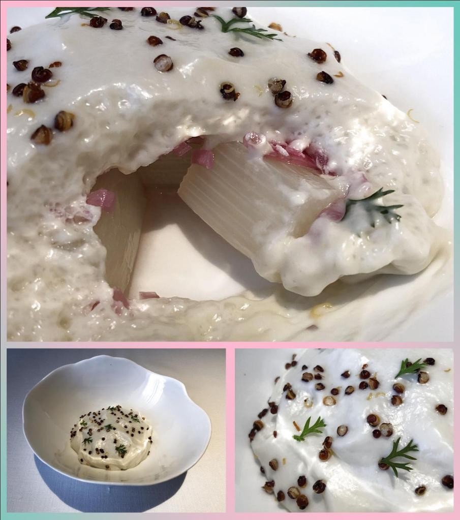 Espárragos con mayonesa