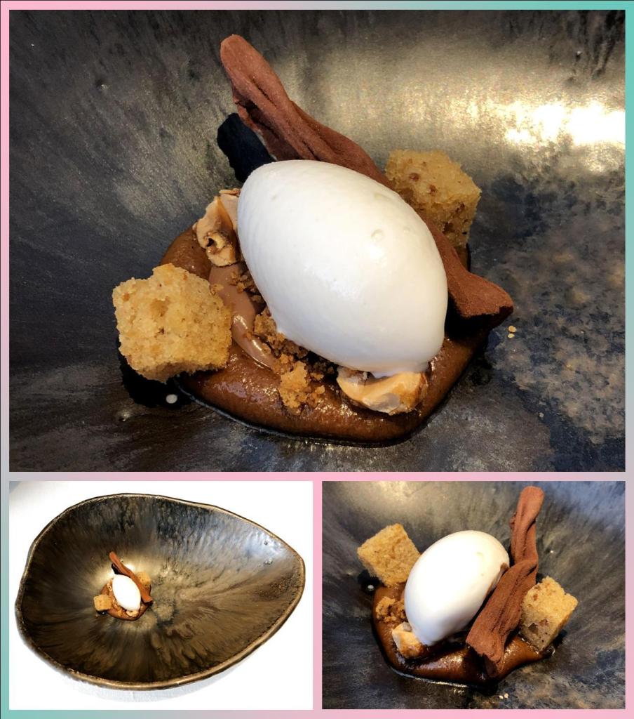 Leche fresca y avellanas