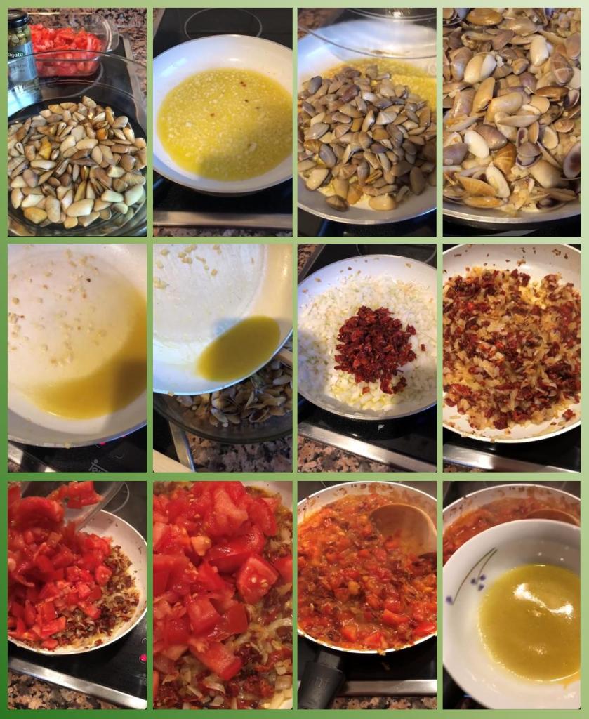 Linguine Vóngole Arrabiatta y Puttanesca